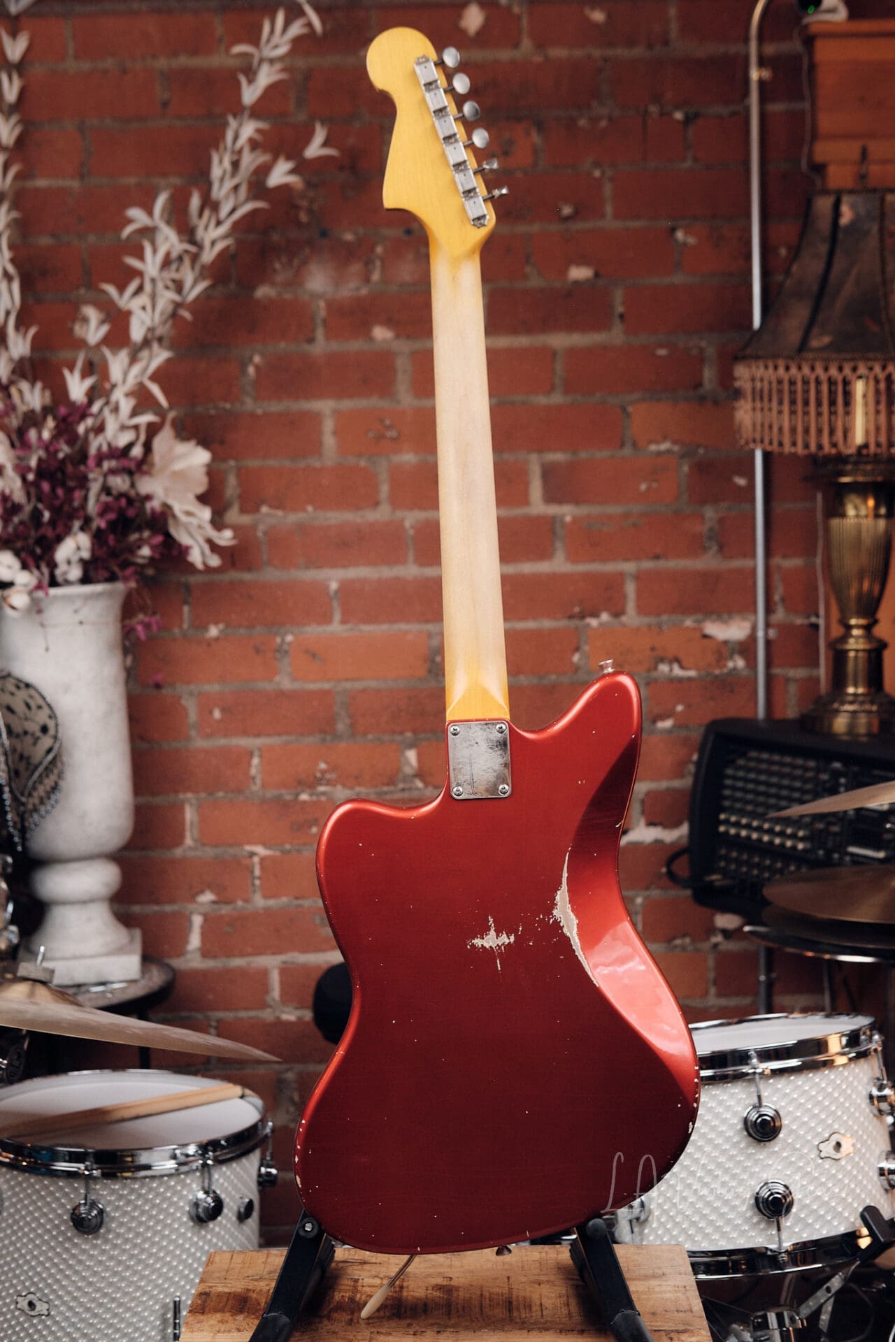 Lelah Custom Guitars 37JM - Candy Apple Red with Arcane Pickups! - Image 8