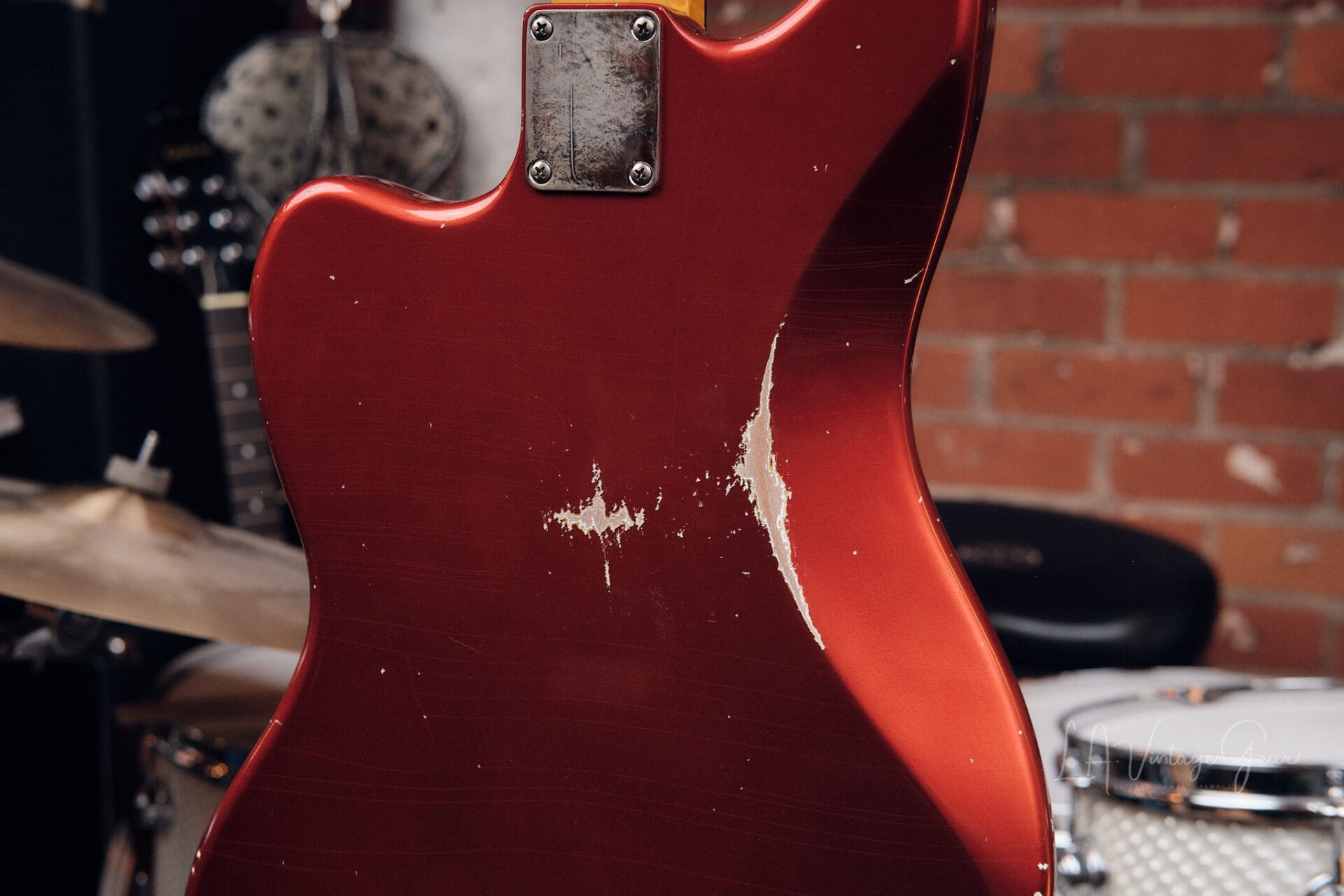 Lelah Custom Guitars 37JM - Candy Apple Red with Arcane Pickups! - Image 10