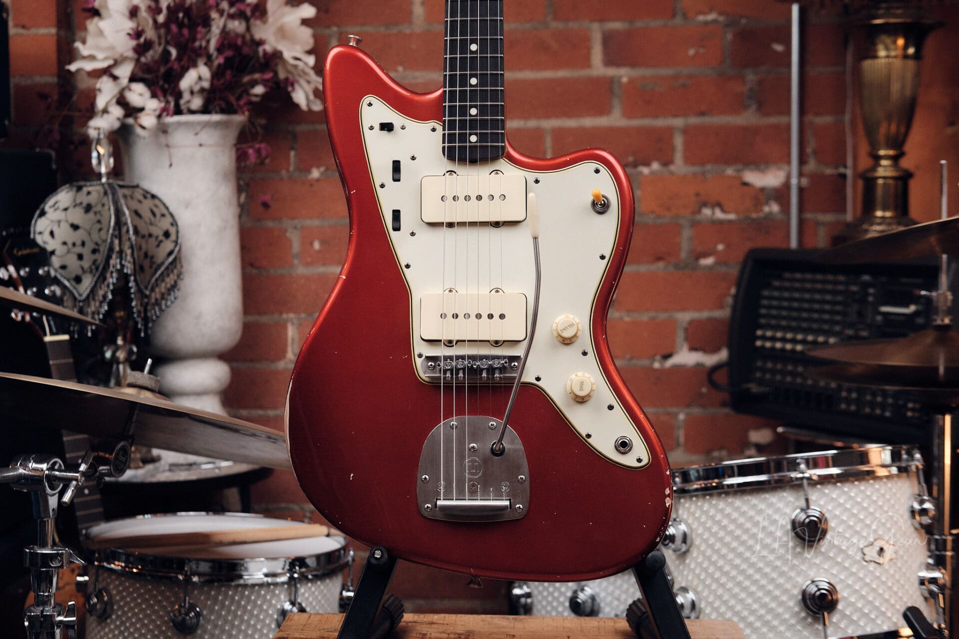 Lelah Custom Guitars 37JM - Candy Apple Red with Arcane Pickups! - Image 2