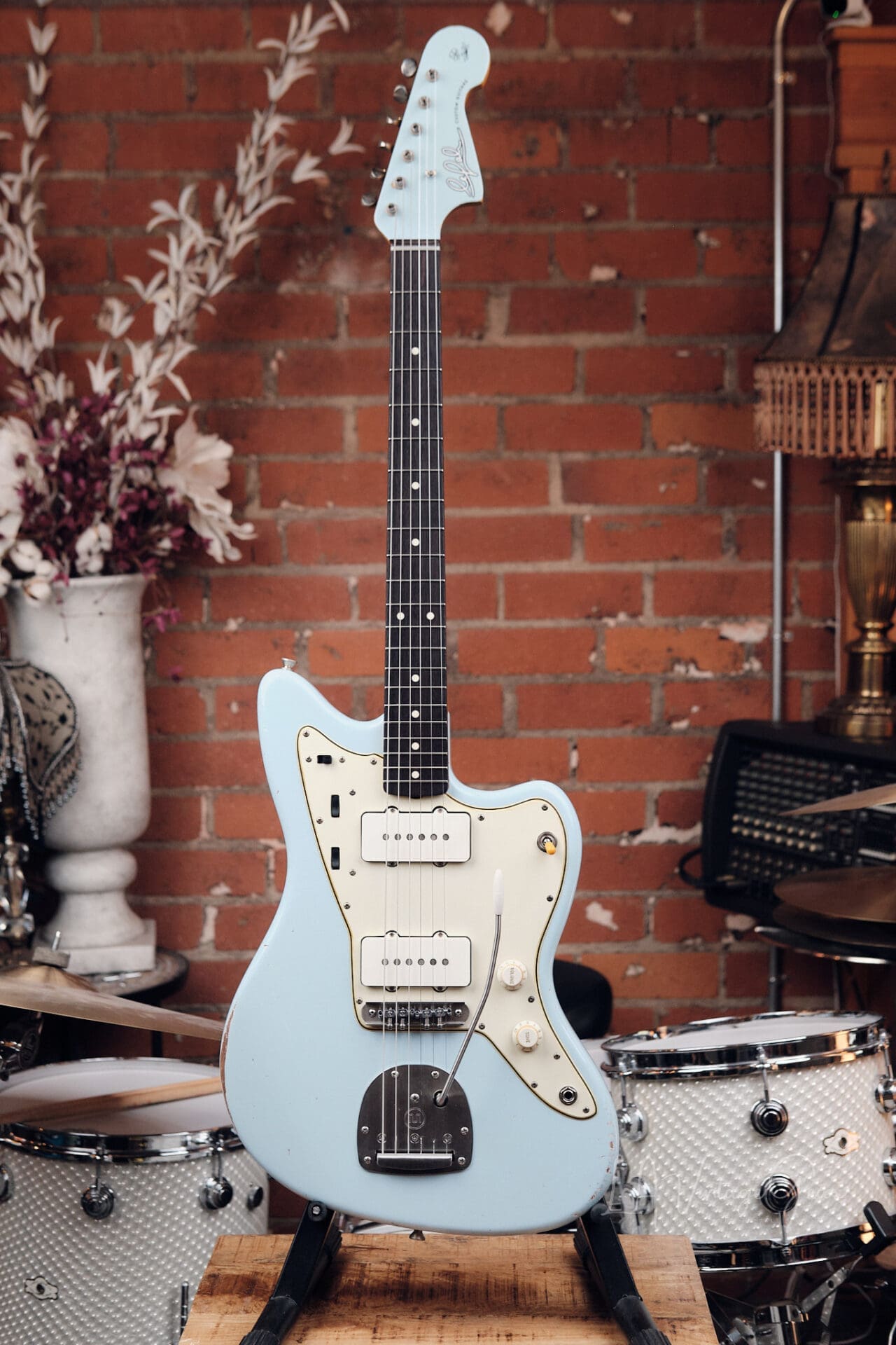Lelah Custom Guitars 37JM - Sonic Blue with Arcane Pickups!