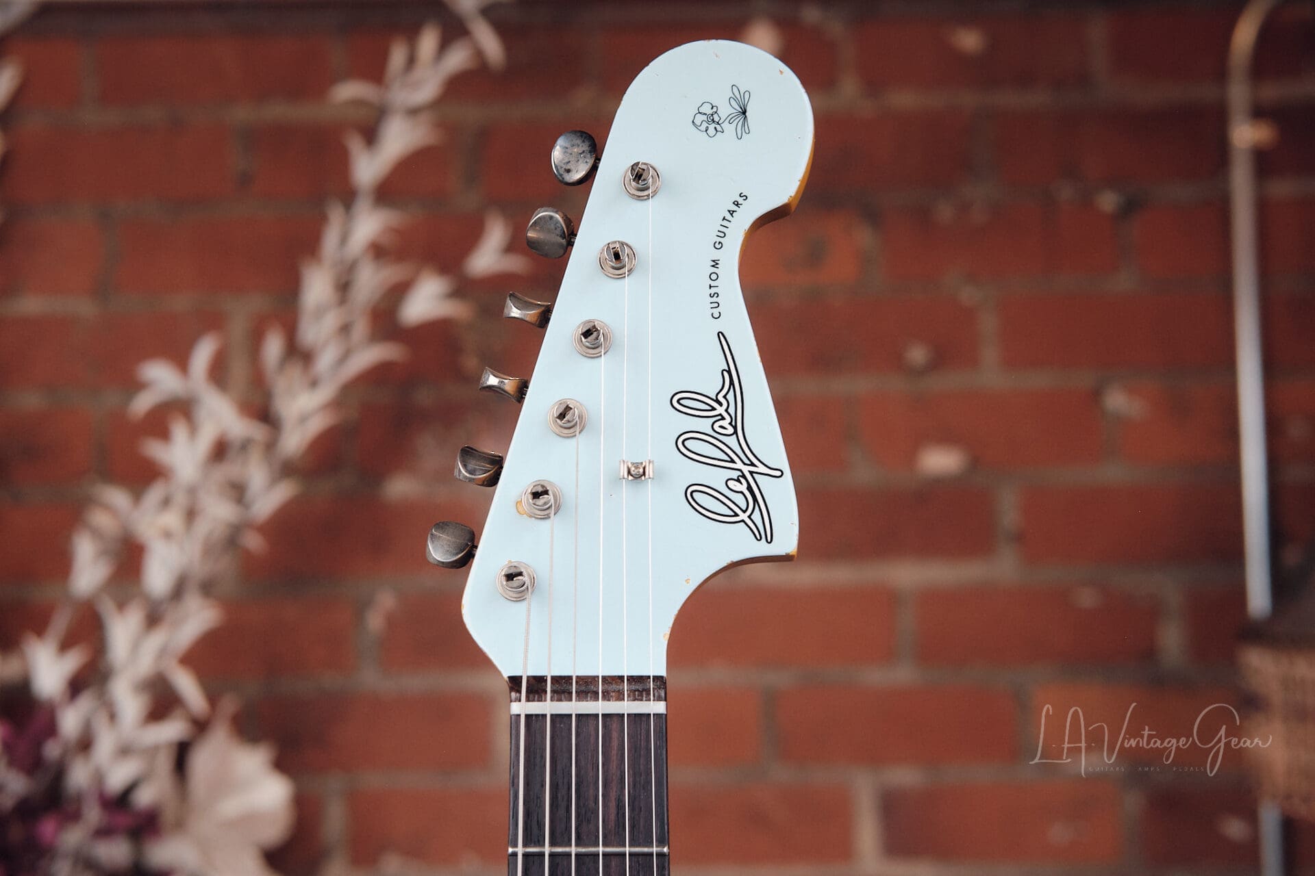 Lelah Custom Guitars 37JM - Sonic Blue with Arcane Pickups! - Image 8