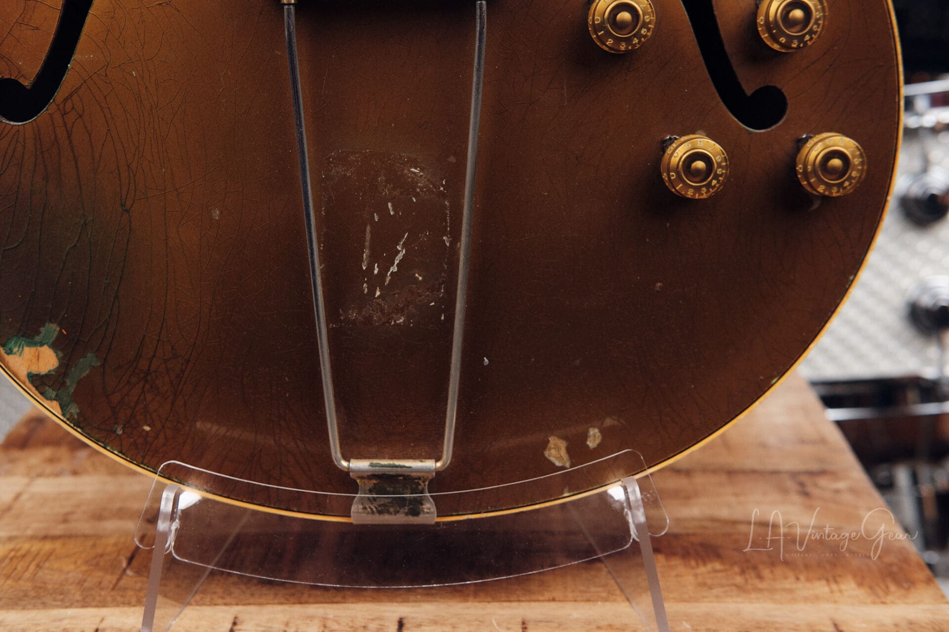 1954 Gibson ES-295 Gold Hollowbody - Original P-90s, Lifton Case, 6 lbs. 7 oz! - Image 12