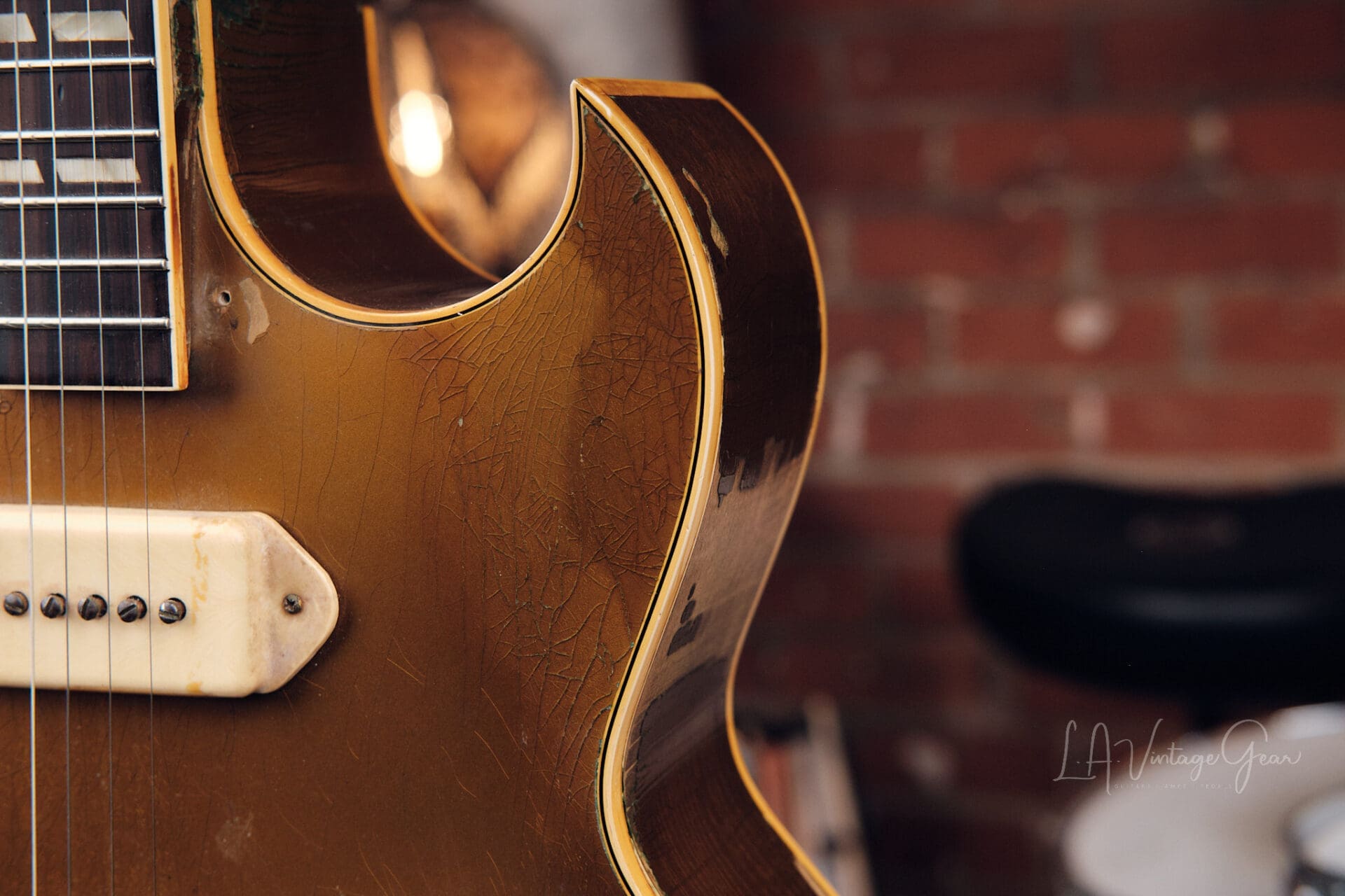 1954 Gibson ES-295 Gold Hollowbody - Original P-90s, Lifton Case, 6 lbs. 7 oz! - Image 8