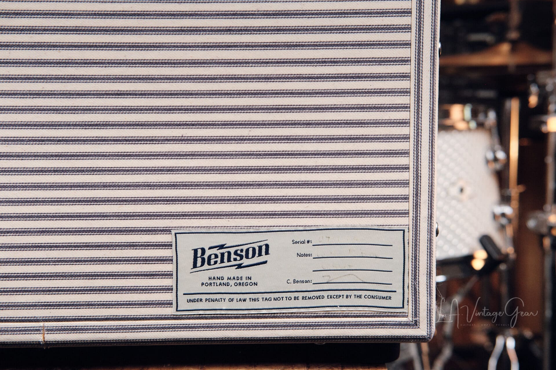 Benson Rotary Speaker Cab - Leslie Effect in a Small Cab! A Rare Build from Benson! - Image 15