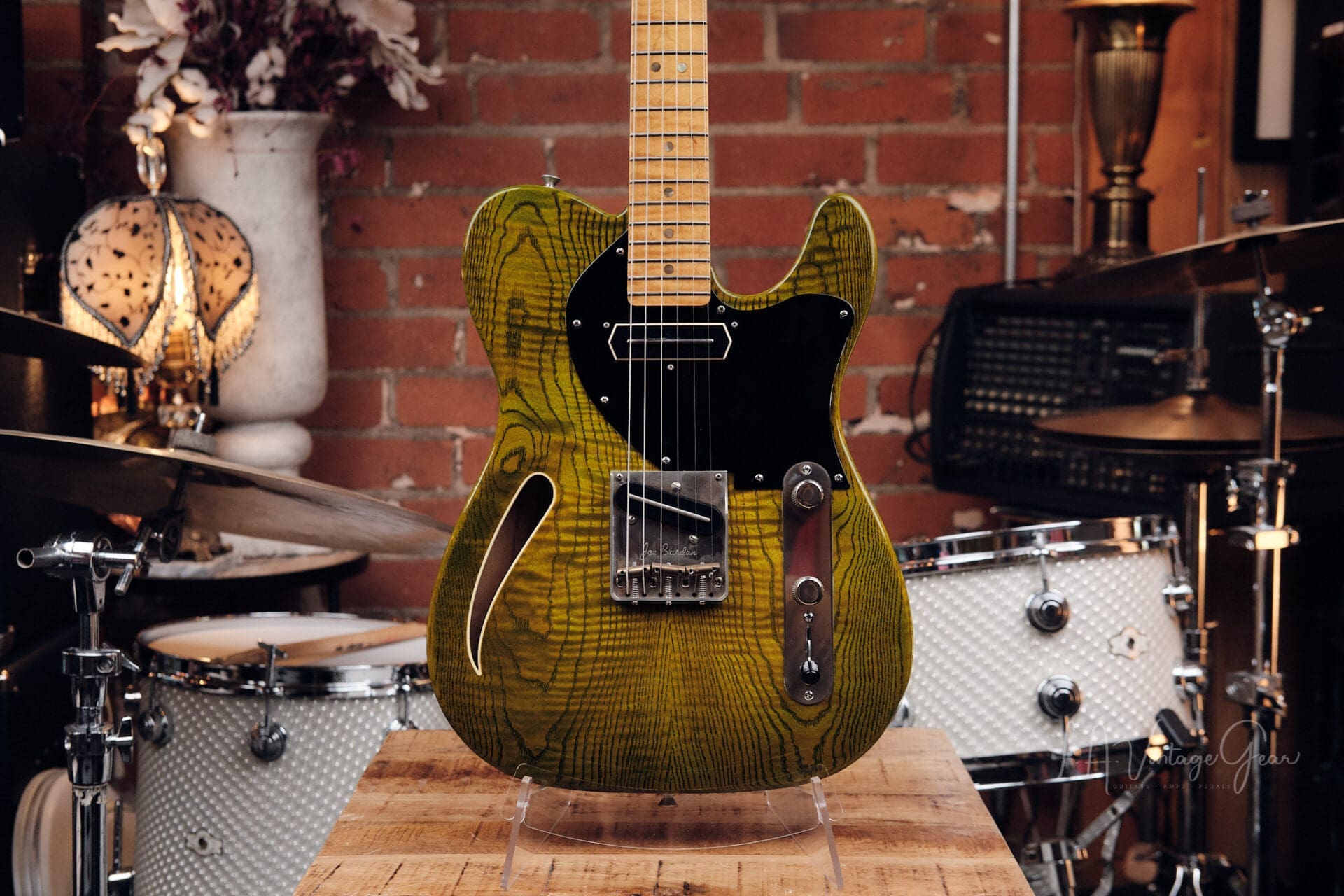 Partscaster Thinline T Style Guitar - With Lollar Charlie Christian Pickups! - Image 2